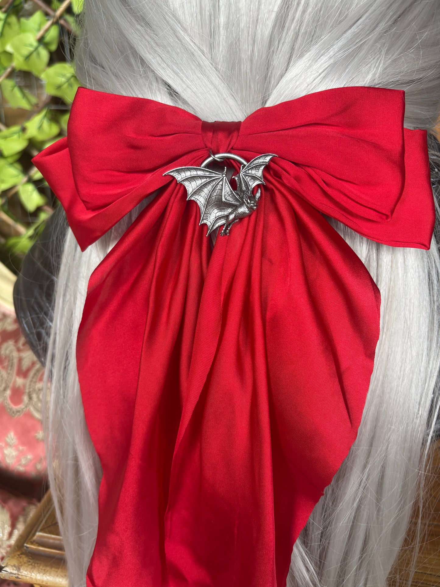 SCREECHERS OF THE NIGHT -  Mother of Hades NIGHT GARDEN Hair Bow