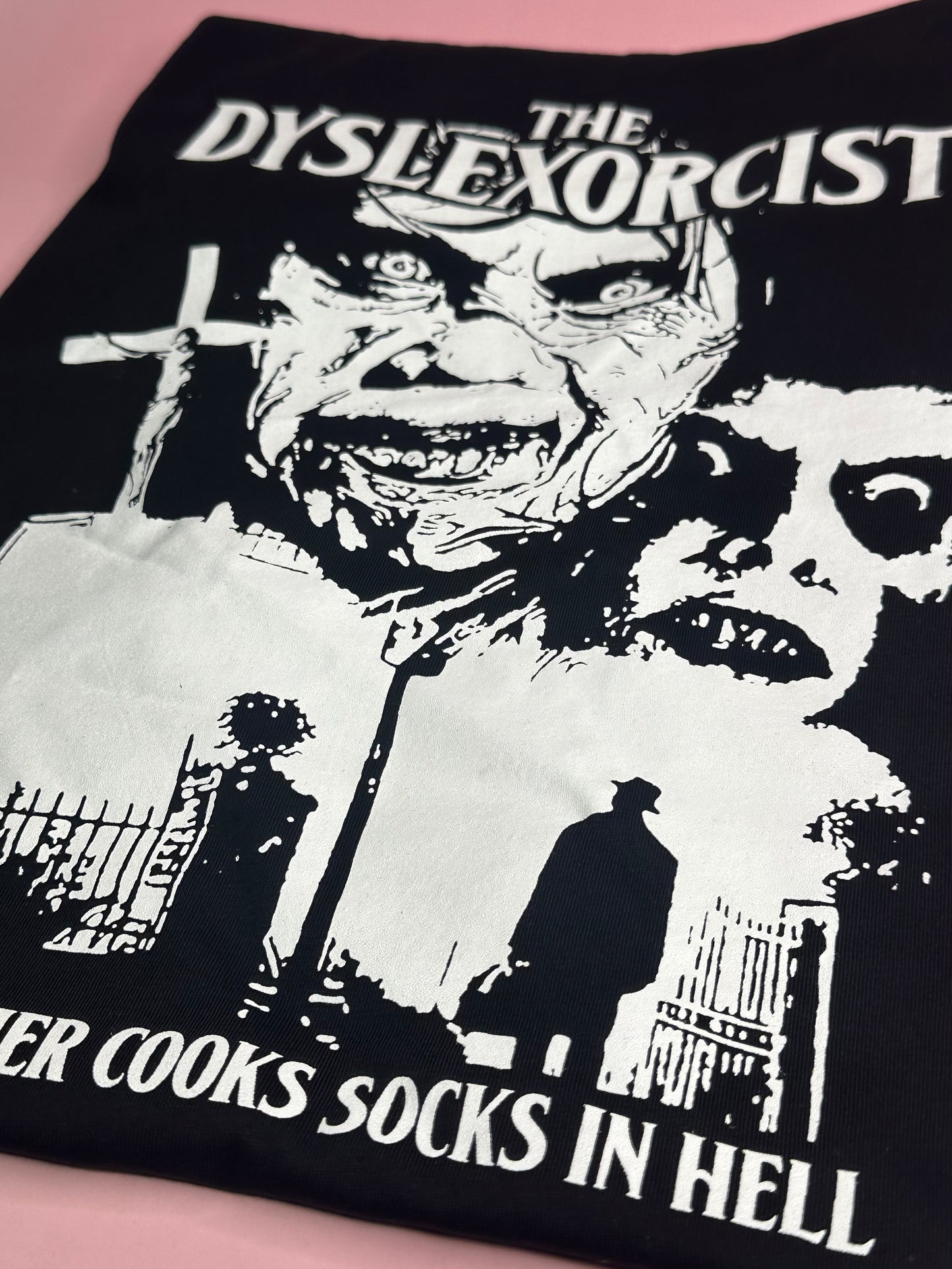 THE DYSLEXORCIST -  Horror T-Shirt