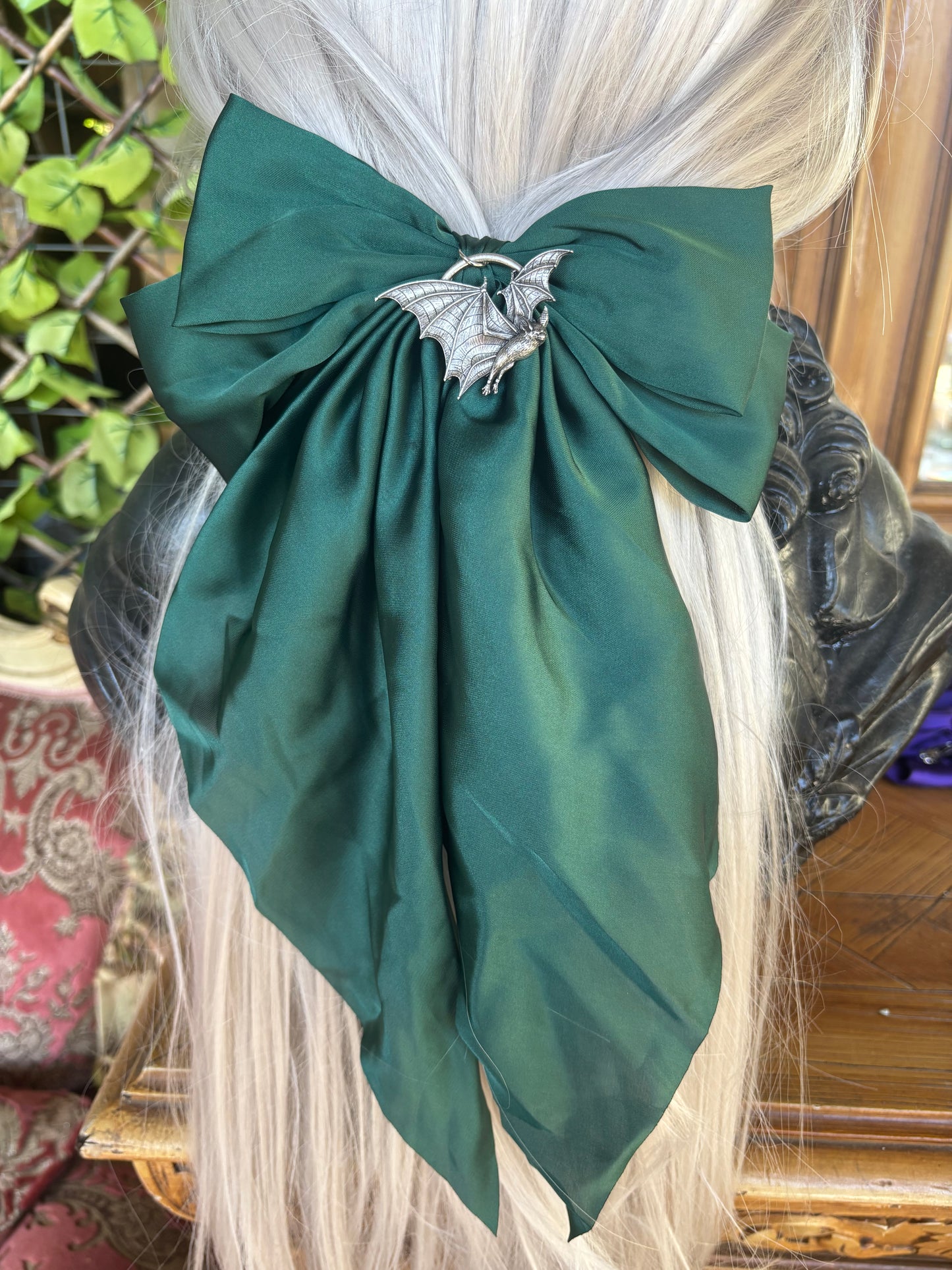 SCREECHERS OF THE NIGHT -  Mother of Hades NIGHT GARDEN Hair Bow