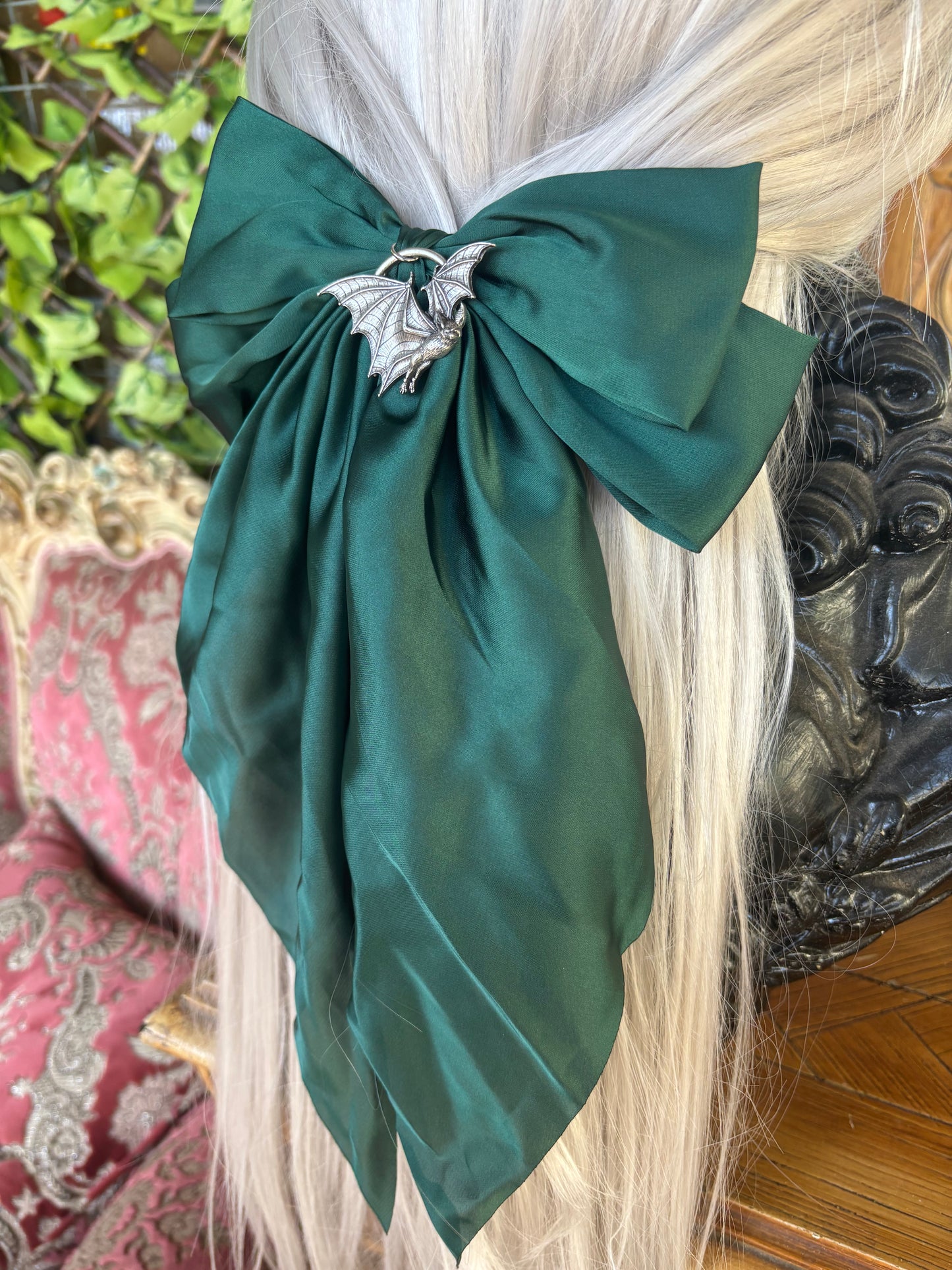 SCREECHERS OF THE NIGHT -  Mother of Hades NIGHT GARDEN Hair Bow