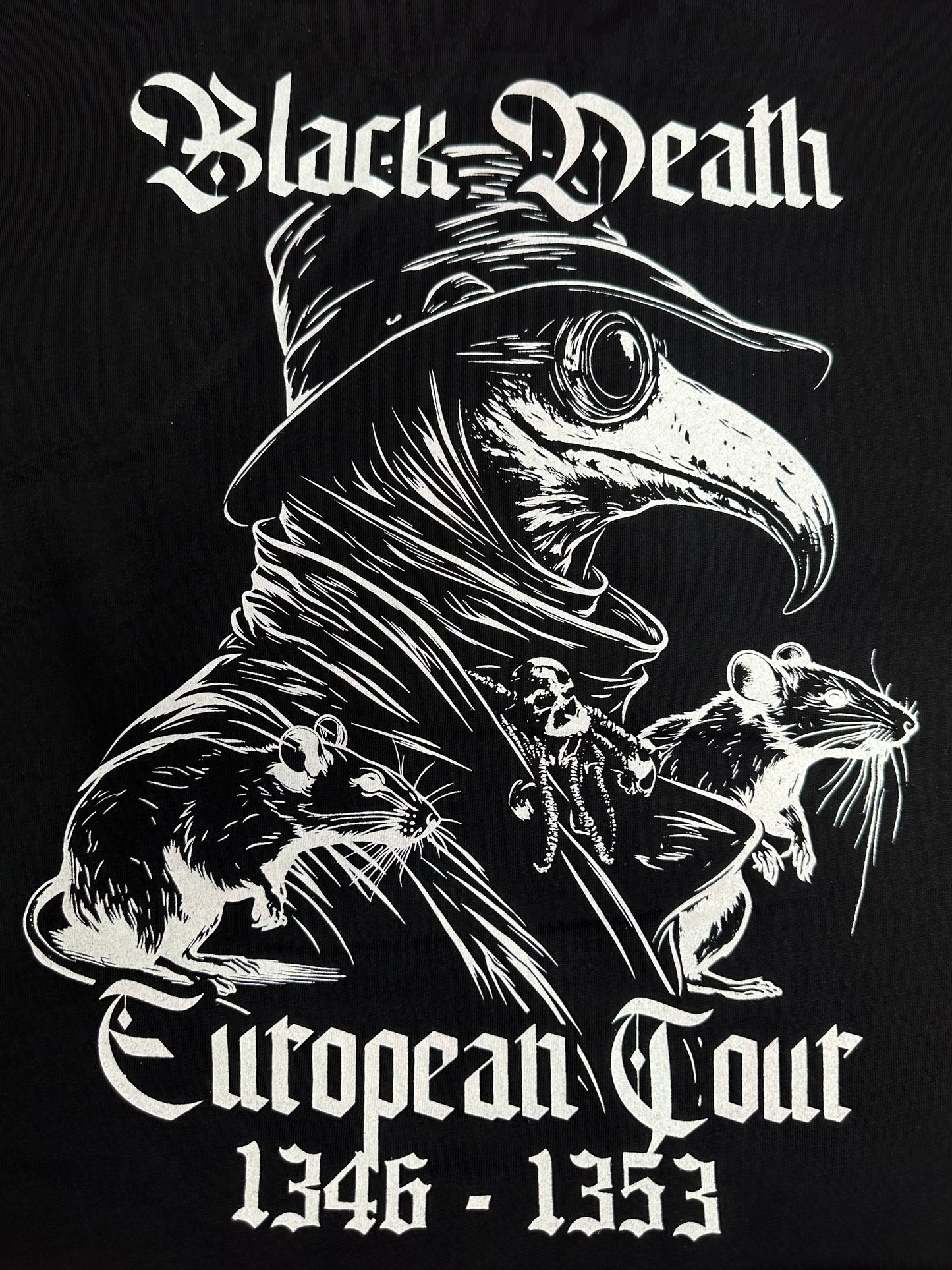 BLACK DEATH -  European Tour T-Shirt