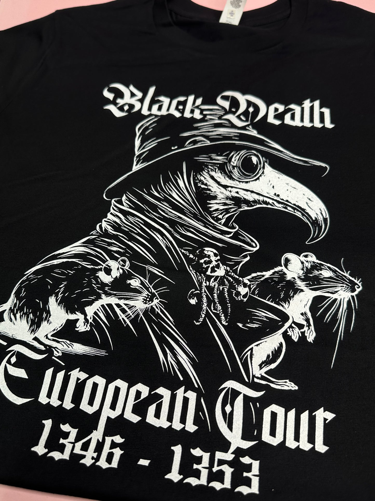 BLACK DEATH -  European Tour T-Shirt