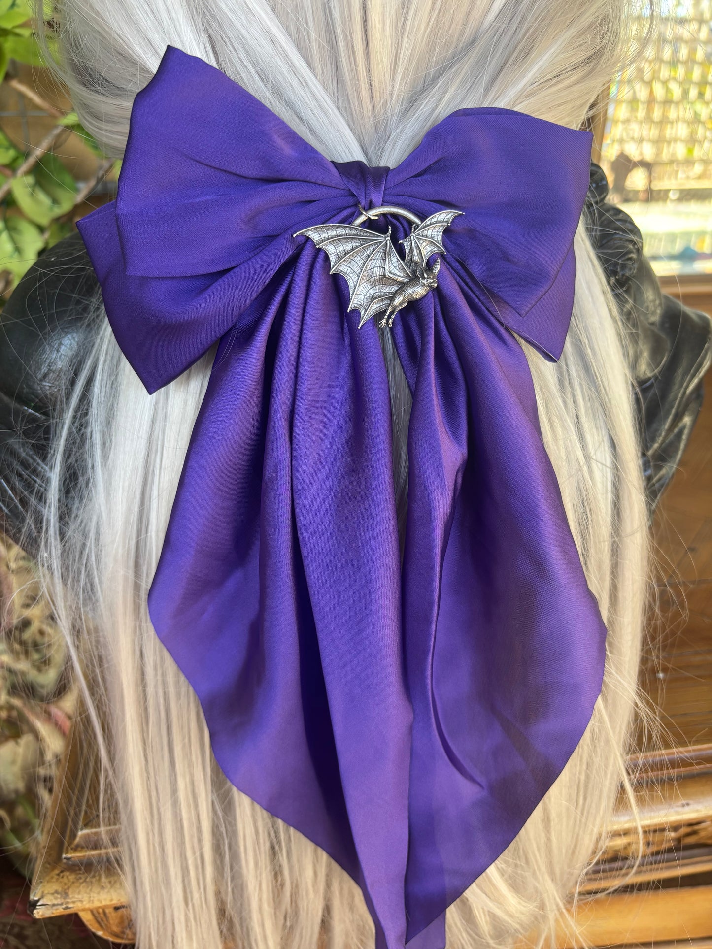 SCREECHERS OF THE NIGHT -  Mother of Hades NIGHT GARDEN Hair Bow