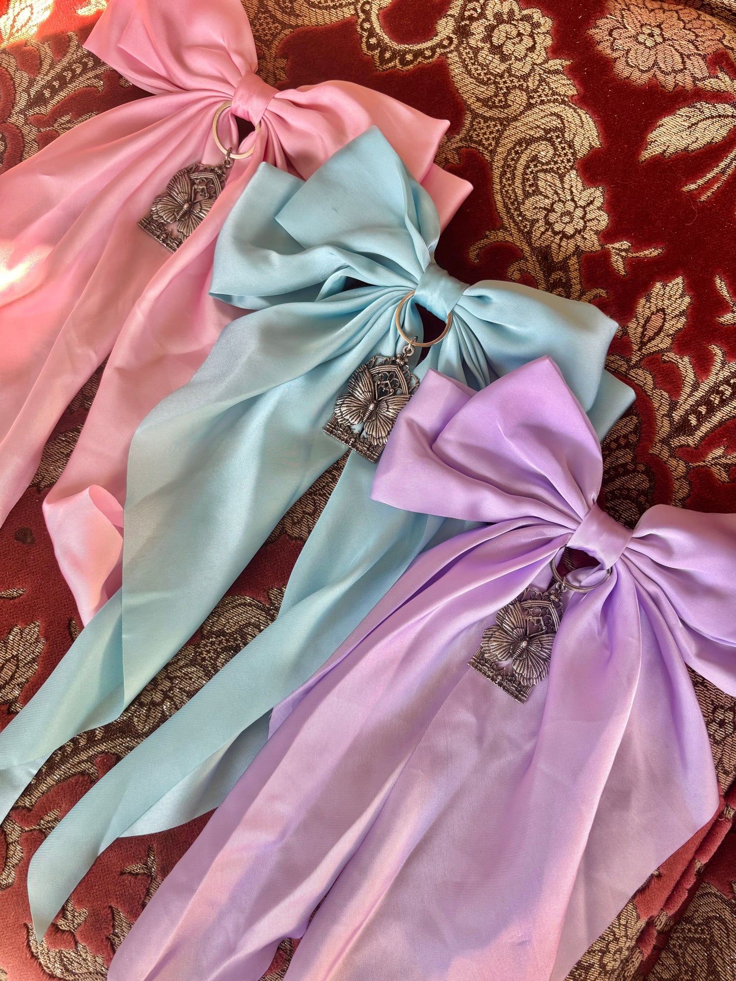 A NEW DAY BLOOMS-  Mother of Hades HAIR BOW