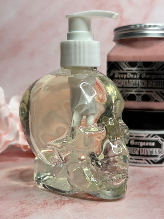 SKULL BODY WASH - Hot Jammie Donut scented