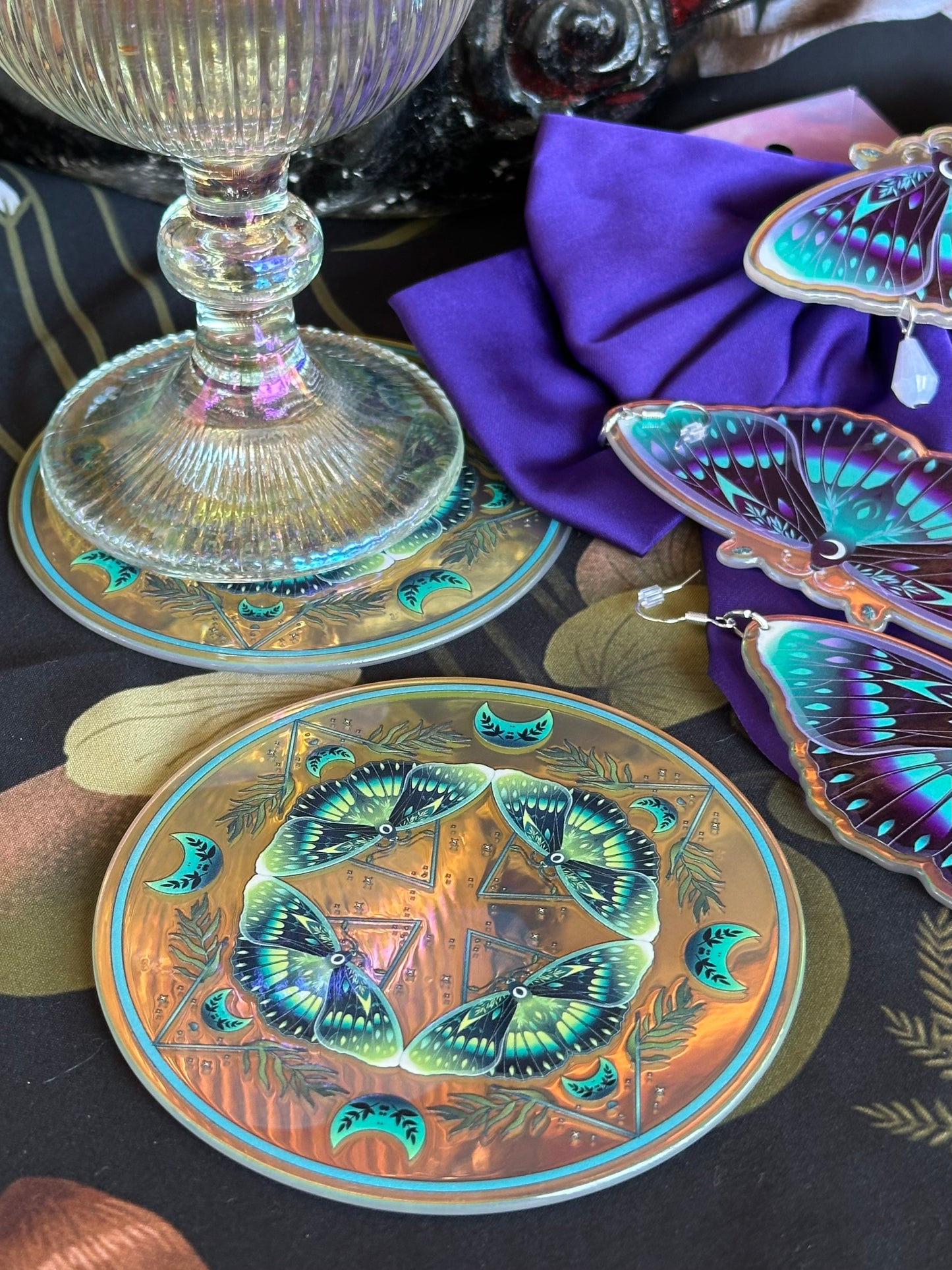 LA BELLA LUNA - Iridescent Coaster Set