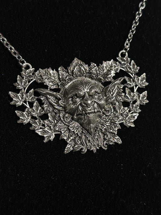 HOB GOBLIN PLAQUE -  Mother of Hades NIGHT GARDEN Necklace