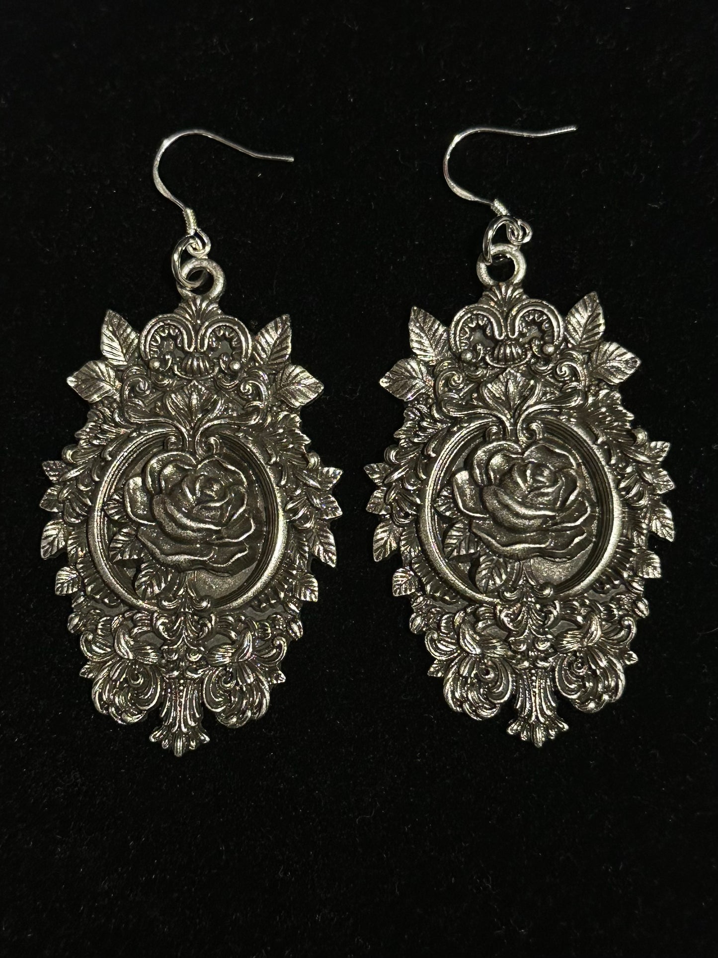 ETERNAL ROSE -  Mother of Hades NIGHT GARDEN Earrings