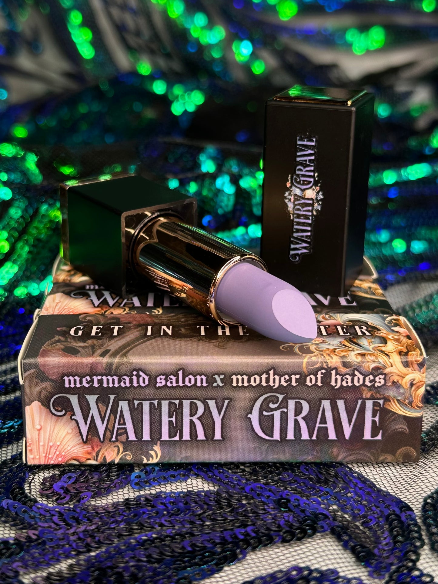 SEA MAIDEN - Mother of Hades Watery Grave Traditional Cream Velvet Lipstick