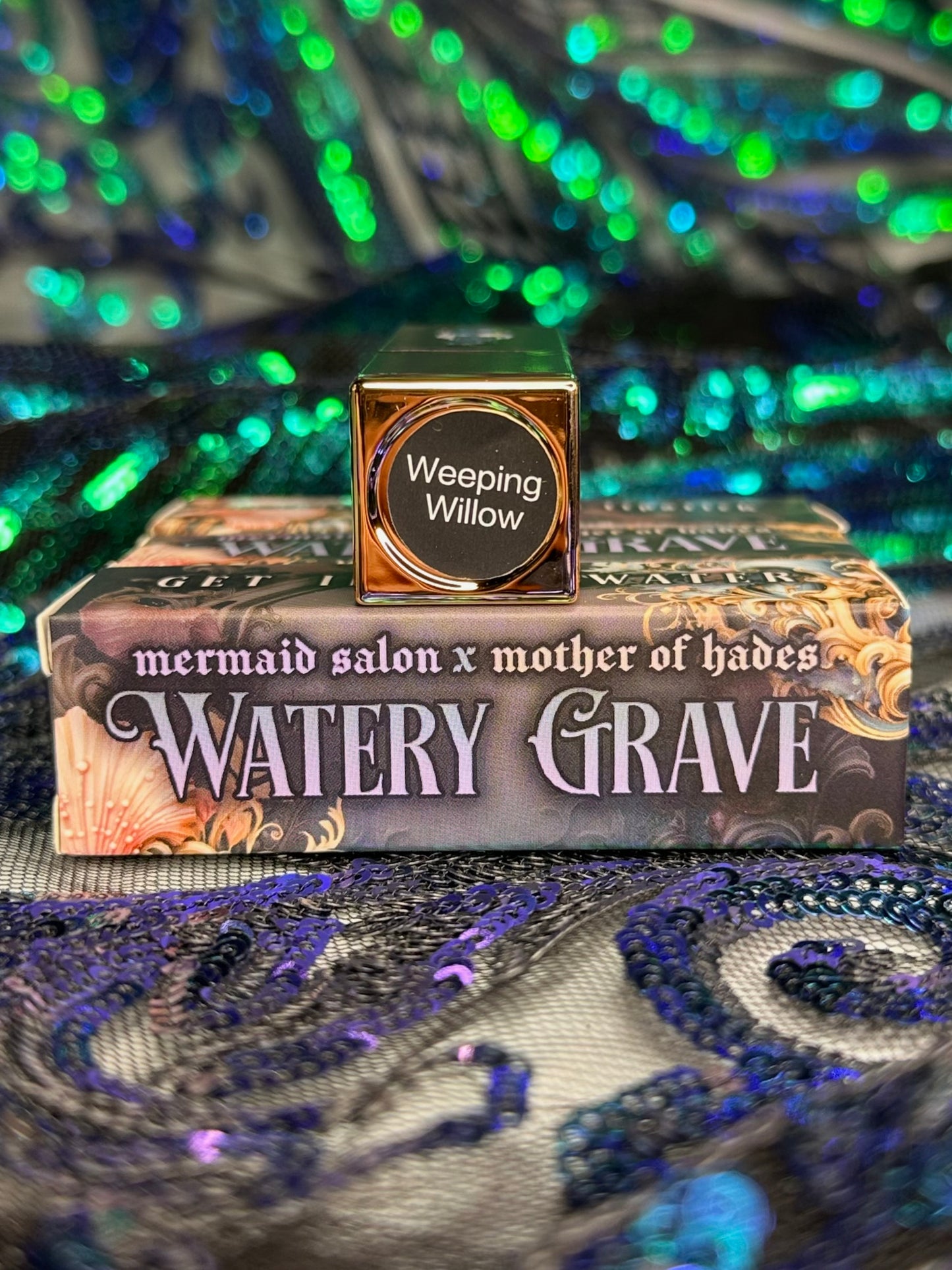 WEEPING WILLOW - Mother of Hades Watery Grave Traditional Cream Velvet Lipstick