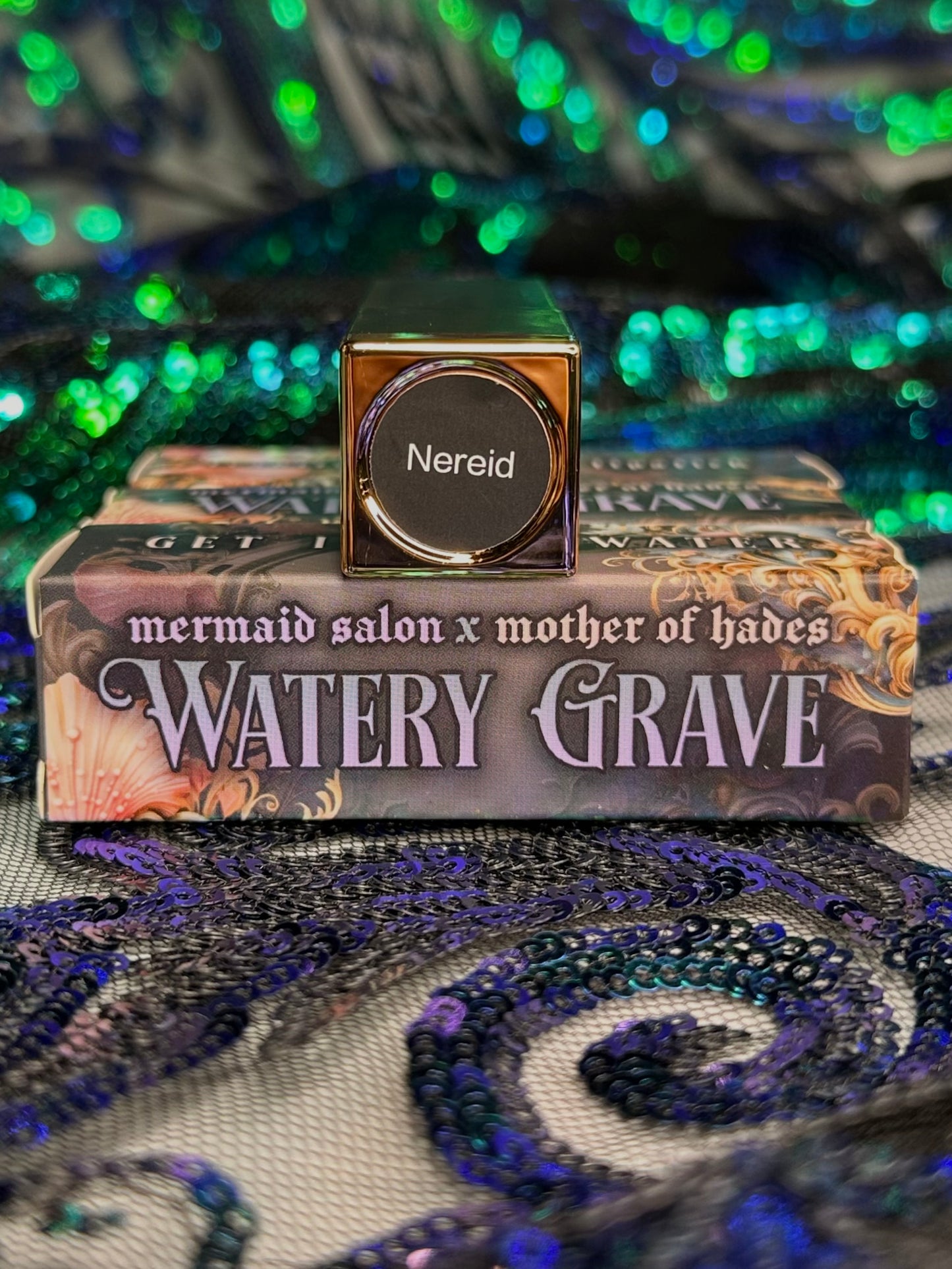 NEREID - Mother of Hades Watery Grave Traditional Cream Velvet Lipstick