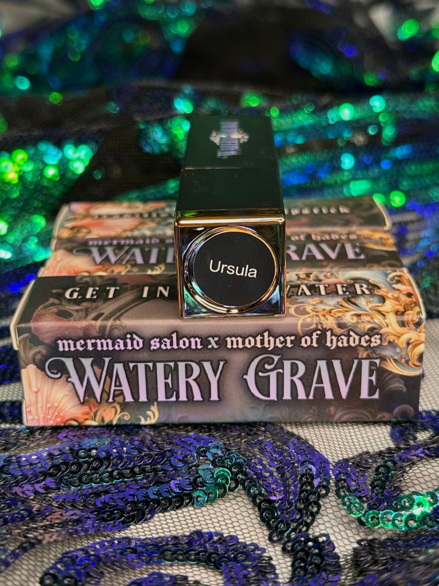 URSULA - Mother of Hades Watery Grave Traditional Cream Velvet Lipstick