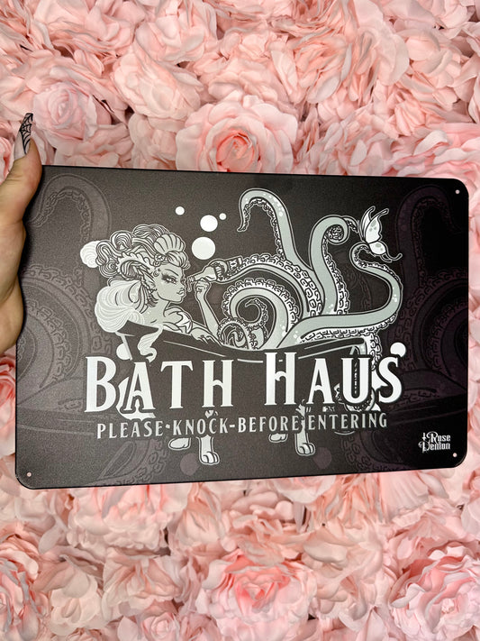 BATH HAUS - Rose Demon Tin Sign