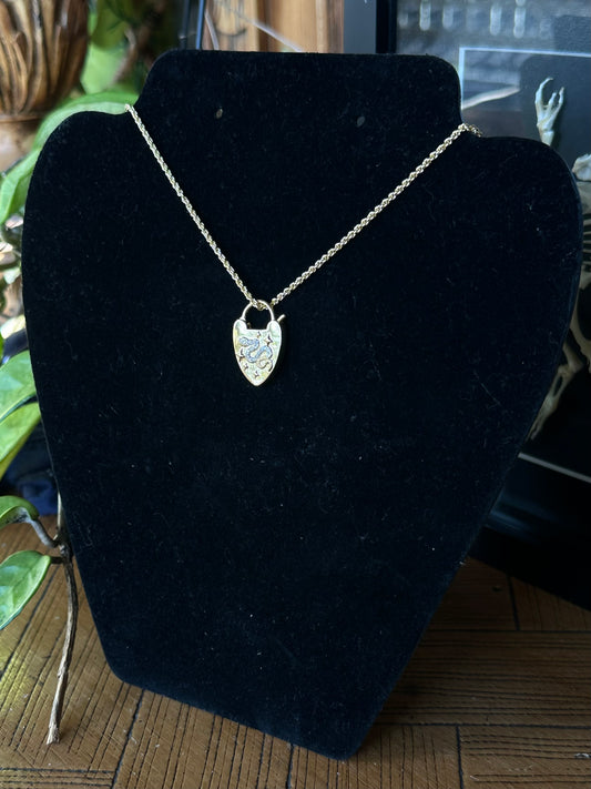 SERPENT LOCKET NECKLACE