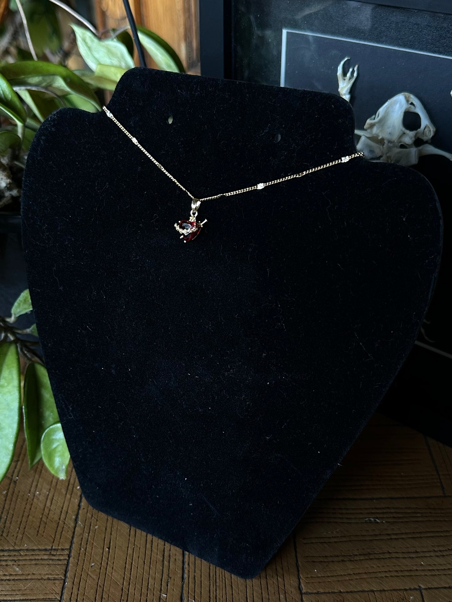 CROSS MY HEART NECKLACE
