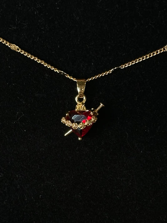 CROSS MY HEART NECKLACE