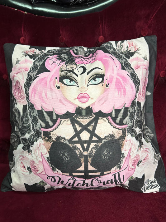 WITCH CRAFT - Rose Demon Cushion Cover