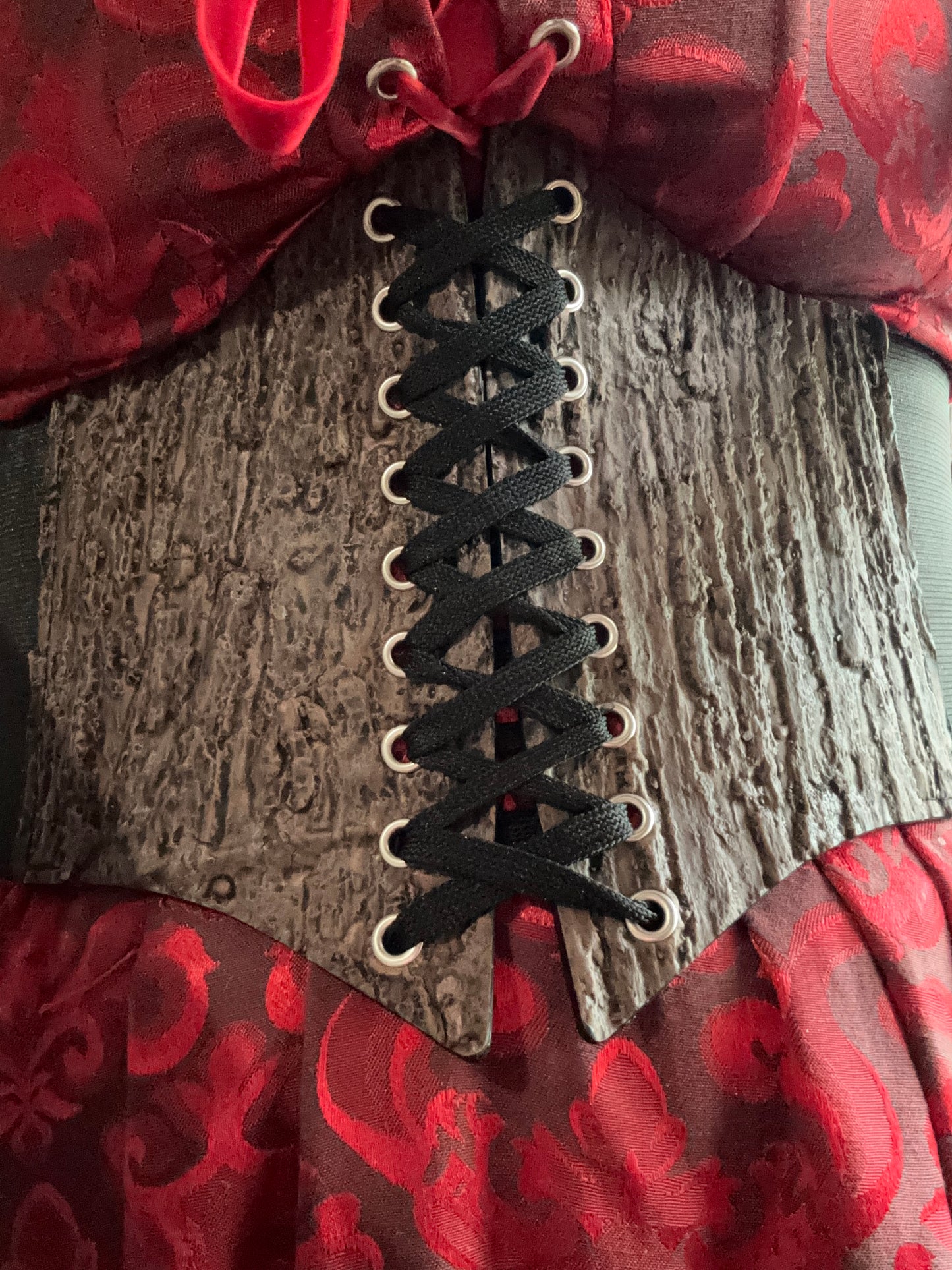 TREE OF LIFE - Faux bark corset belt