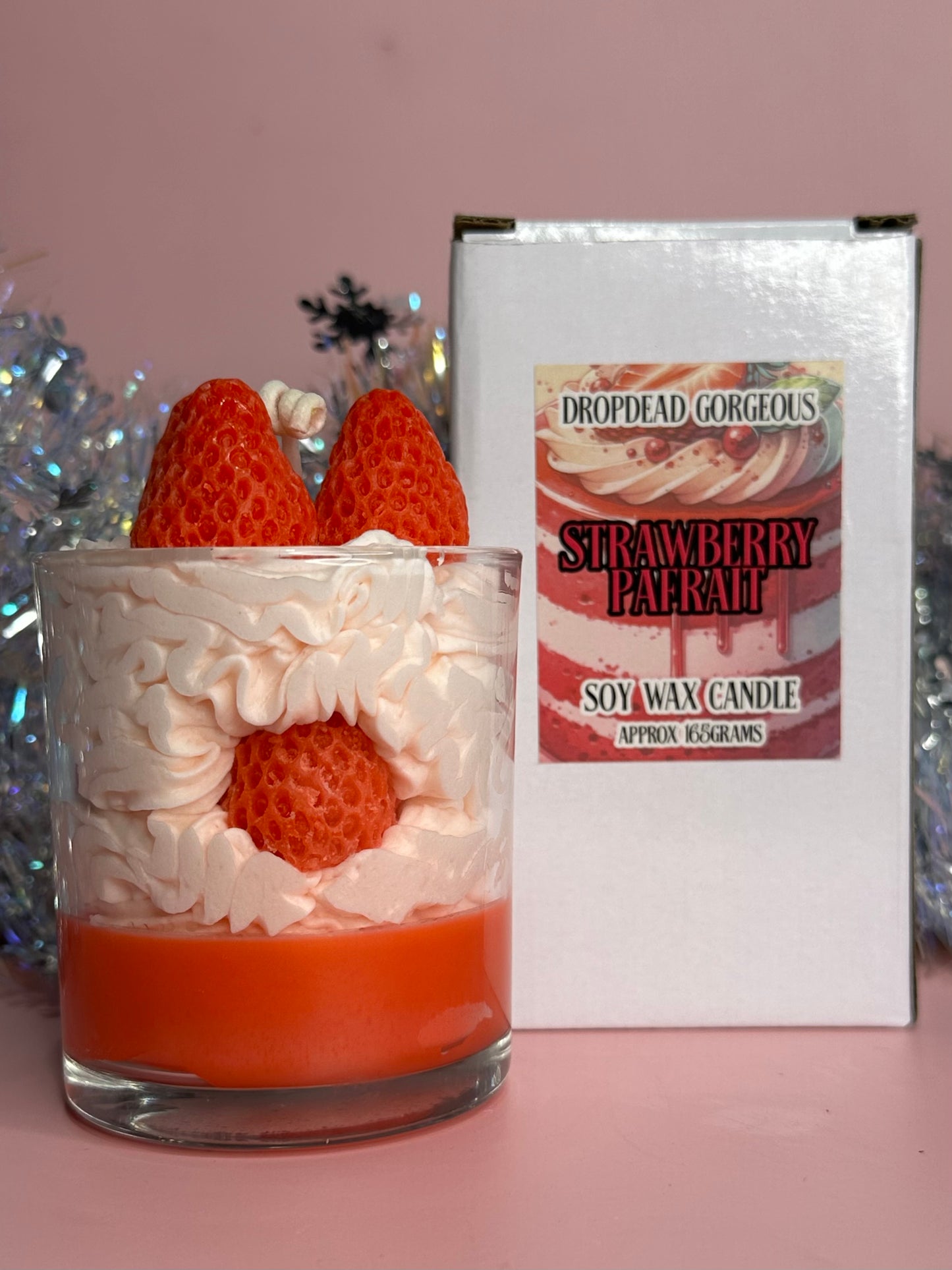 STRAWBERRY PARFAIT -  soy candle