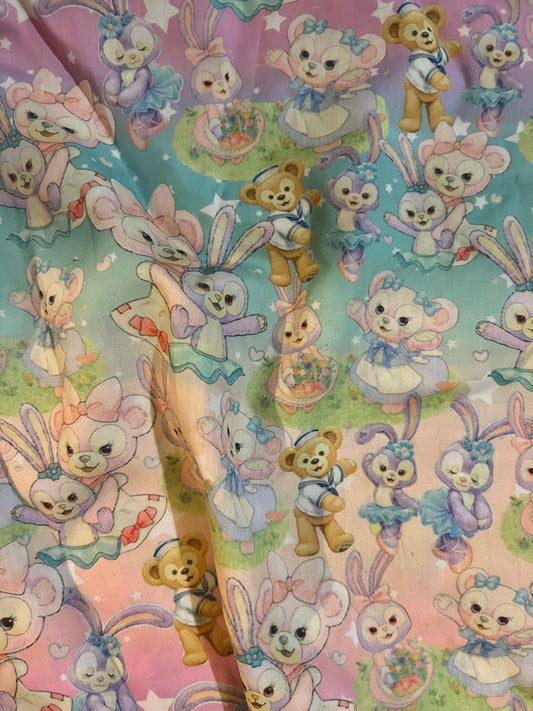 DUFFY AND FRIENDS - Polycotton Fabric from Japan