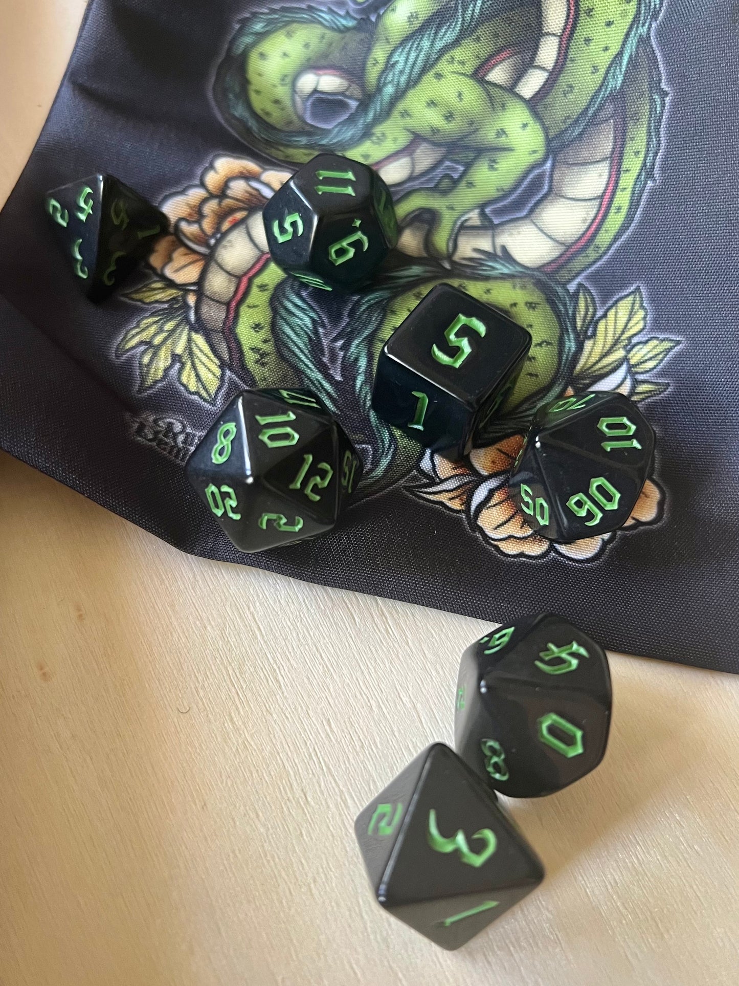 ENTER THE DRAGON - Table top gaming dice set