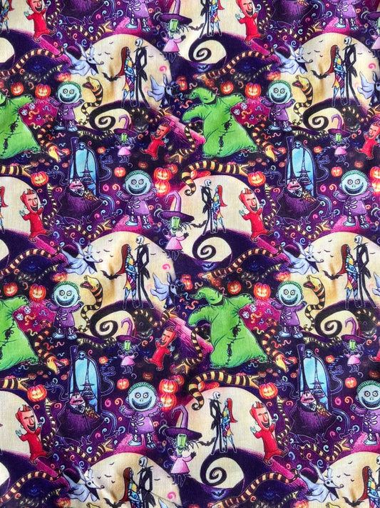 NIGHTMARE NEON - Polycotton Fabric from Japan