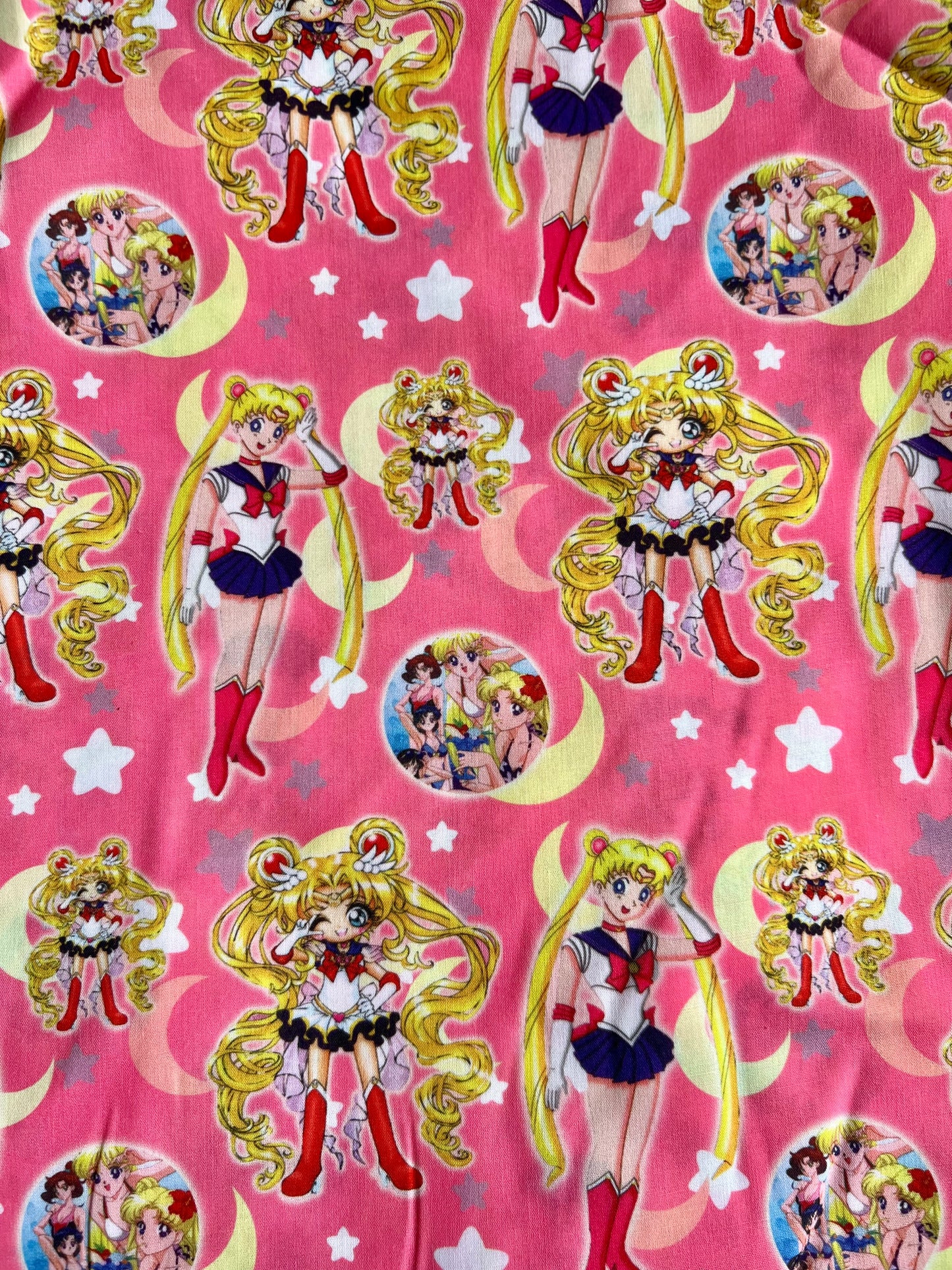 FIGHT EVIL WIN LOVE - Polycotton Fabric from Japan