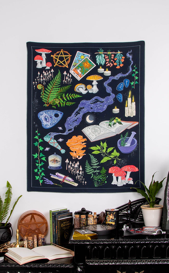FOREST WITCH - Wall hanging Tapestry