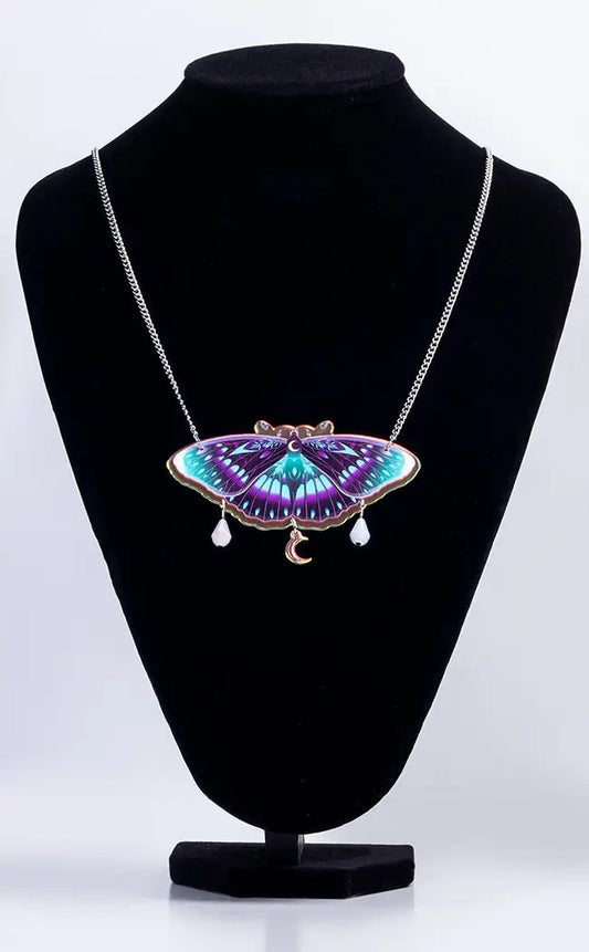 LA BELLA LUNA - Iridescent Dew Drop necklace