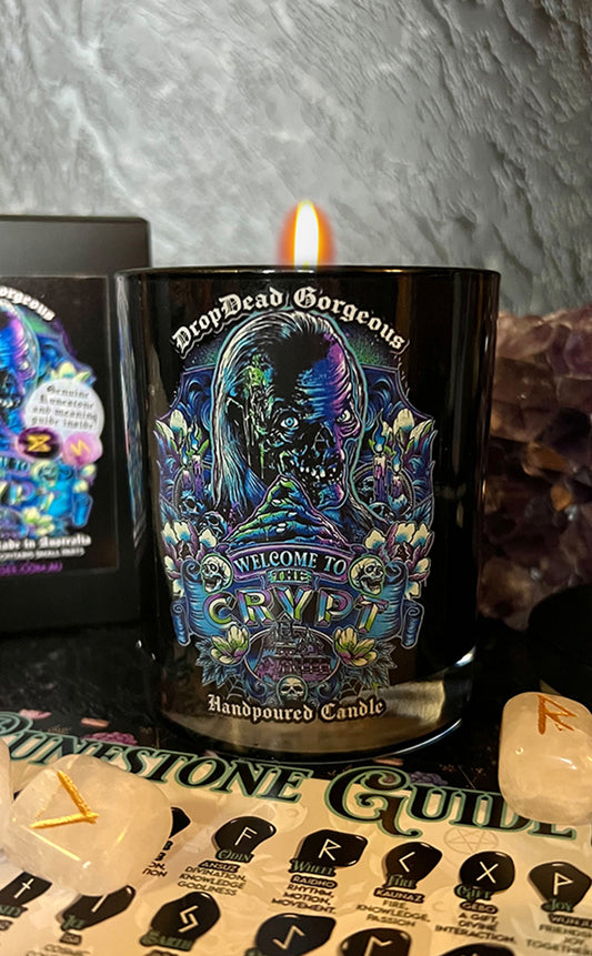 CRYPTKEEPER  - Salted Caramel Fortune Telling Candle